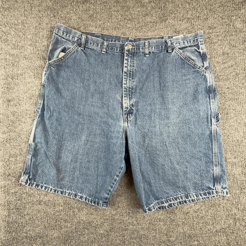 VTG Wrangler Cargo Shorts Mens 44 Denim Authentic Issue Hero Utility Pockets